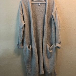 Gorgeous Old Navy Long Grey Cardigan
